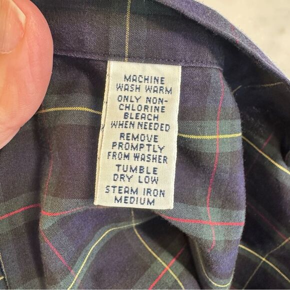 Polo by Ralph Lauren Shirt Regent Classic Fit Button Down Plaid - Large - Picture 8 of 8